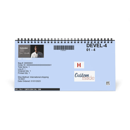 Lewis Hamilton 2026 Desk Calendar | F1 Racing Monthly Planner | Mercedes Gift | Formula 1 Memorabilia | Office Decor