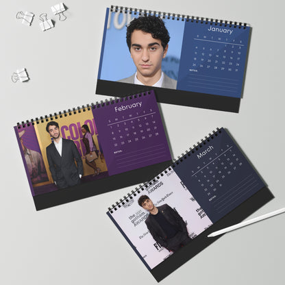 Alex Wolff 2026 Desk Calendar | Hereditary  Jumanji Actor Planner | Movie Star Gift | TV  Film Decor | 2026 Calendar