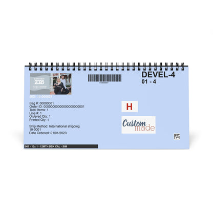 Nicola Coughlan & Luke Newton 2026 Desk Calendar | Premium Spiral Bound Celebrity Photo Calendar | Collectible Fan Gift | Stylish Desk