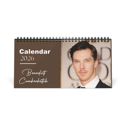 Benedict Cumberbatch 2026 Desk Calendar | Doctor Strange Actor | Sherlock Holmes Calendar | Actor Gift | Office Decor