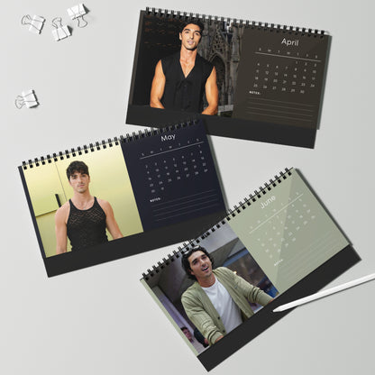 Taylor Zakhar Perez 2027 Desk Calendar Vol 2 | Spiral Bound Photo Calendar | Fan Gift