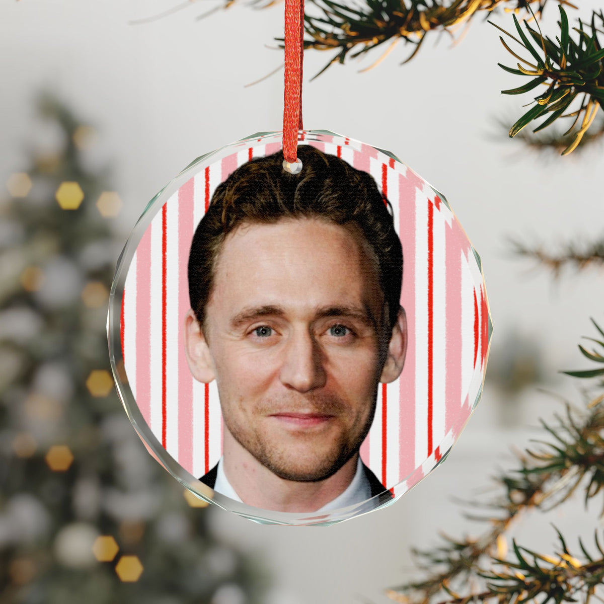 Tom Hiddleston Christmas Ornament | Celebrity Fan Gift Keepsake
