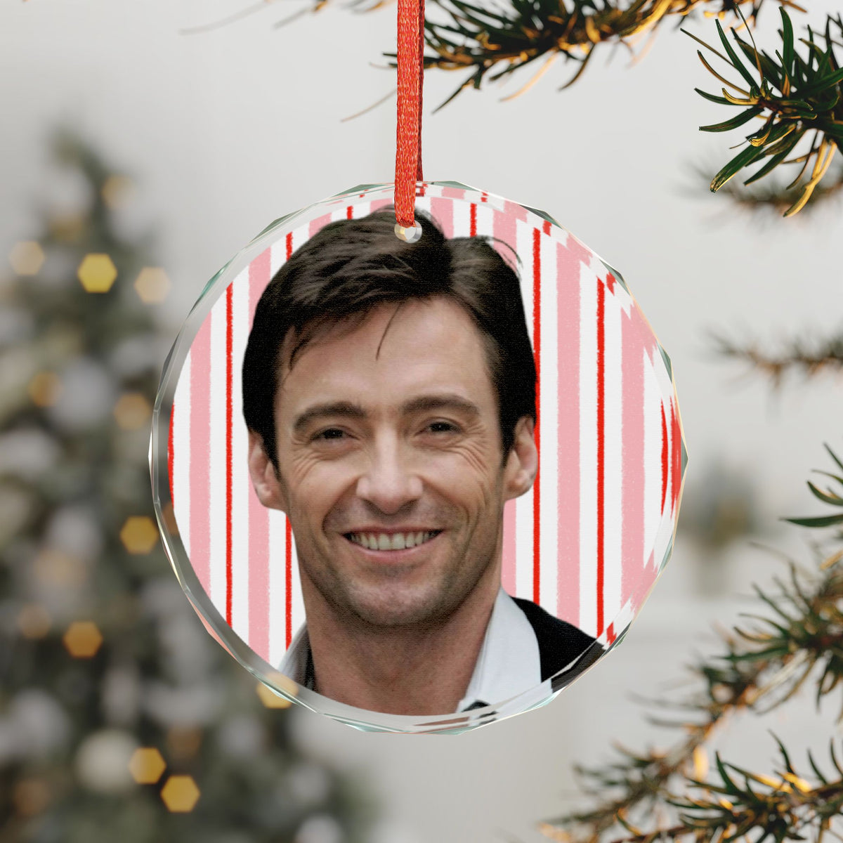 Hugh Jackman Christmas Ornament | Celebrity Fan Gift Keepsake