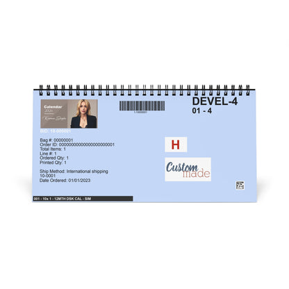 Kiernan Shipka 2026 Desk Calendar | Premium Spiral Bound Celebrity Photo Calendar | High-Quality Fan Gift & Desk Décor