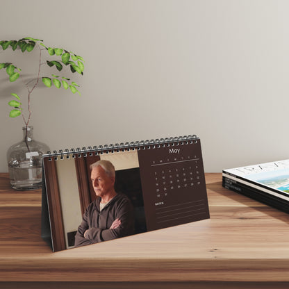 Mark Harmon 2027 Desk Calendar Vol 1 | Spiral Bound Photo Calendar | Fan Gift