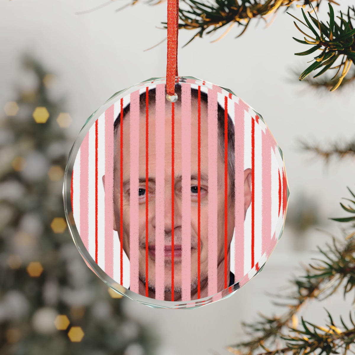 Steve Buscemi Christmas Ornament | Celebrity Fan Gift Keepsake