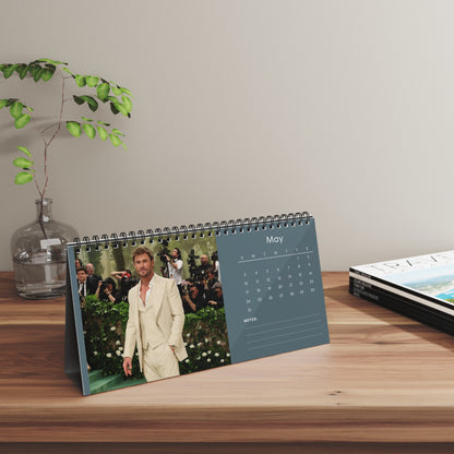 Chris Hemsworth 2026 Desk Calendar |  Celebrity Gift | Office Decor