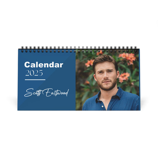 Scott Eastwood 2025 Desk Calendar | Scott Eastwood Calendar | Fan Gift