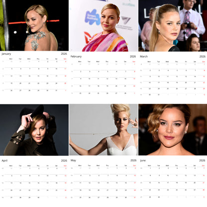 Abbie Cornish 2026 Wall Calendar (Large Calendar) – Celebrity Fan Gift, Premium Wall Art