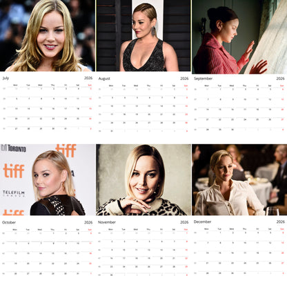 Abbie Cornish 2026 Wall Calendar (Large Calendar) – Celebrity Fan Gift, Premium Wall Art