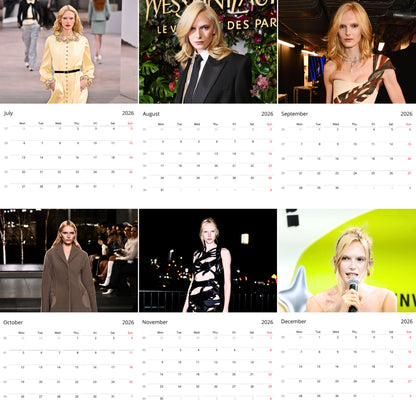 Alex Consani 2026 Wall Calendar (Large Calendar) – Fashion Icon Gift, Premium Wall Art