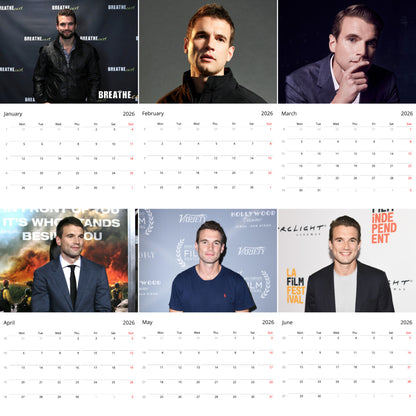 Alex Russell 2026 Wall Calendar (Large Calendar) – Celebrity Fan Gift, Premium Wall Art