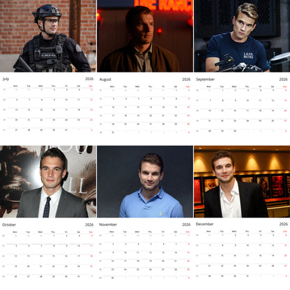 Alex Russell 2026 Wall Calendar (Large Calendar) – Celebrity Fan Gift, Premium Wall Art