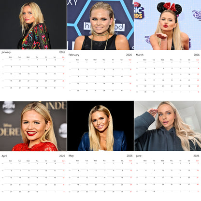 Alli Simpson 2026 Wall Calendar (Large Calendar) – Celebrity Fan Gift, Premium Wall Art
