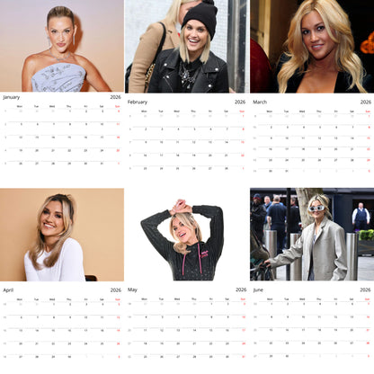 Ashley Roberts 2026 Wall Calendar (Large Calendar) – Celebrity Fan Gift, Premium Wall Art