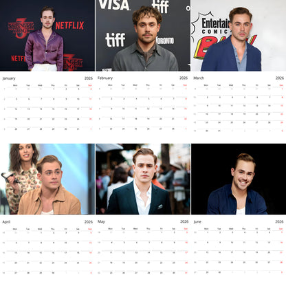 Dacre Montgomery 2026 Wall Calendar (Large Calendar) – Celebrity Fan Gift, Premium Wall Art