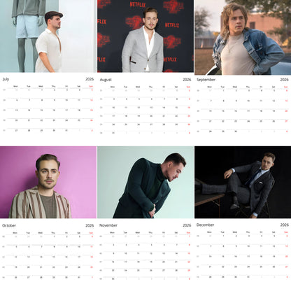 Dacre Montgomery 2026 Wall Calendar (Large Calendar) – Celebrity Fan Gift, Premium Wall Art