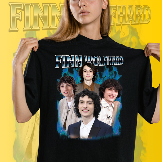 Finn Wolfhard Art T-Shirt  - Fan T-Shirt Premium Collection