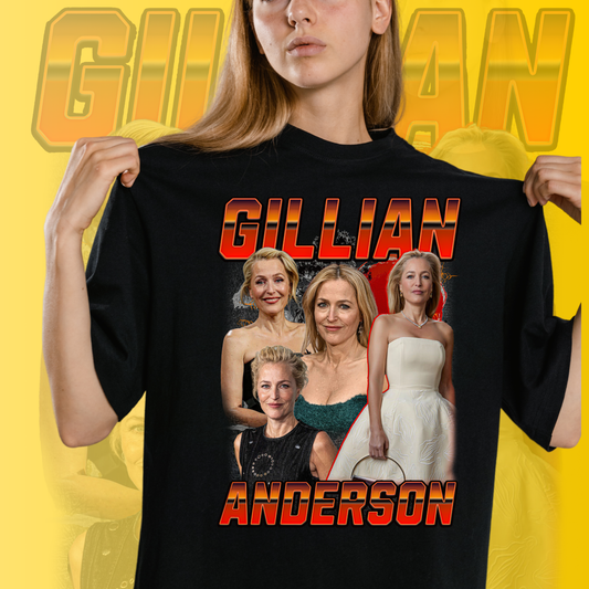 Gillian Anderson Art T-Shirt  - Fan T-Shirt Premium Collection