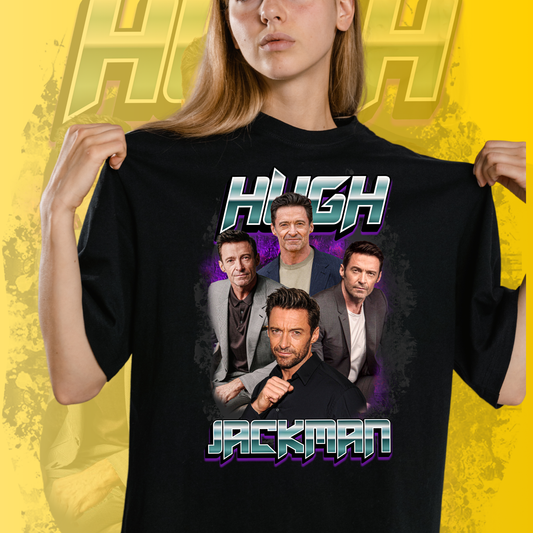 Hugh Jackman Art T-Shirt  - Fan T-Shirt Premium Collection