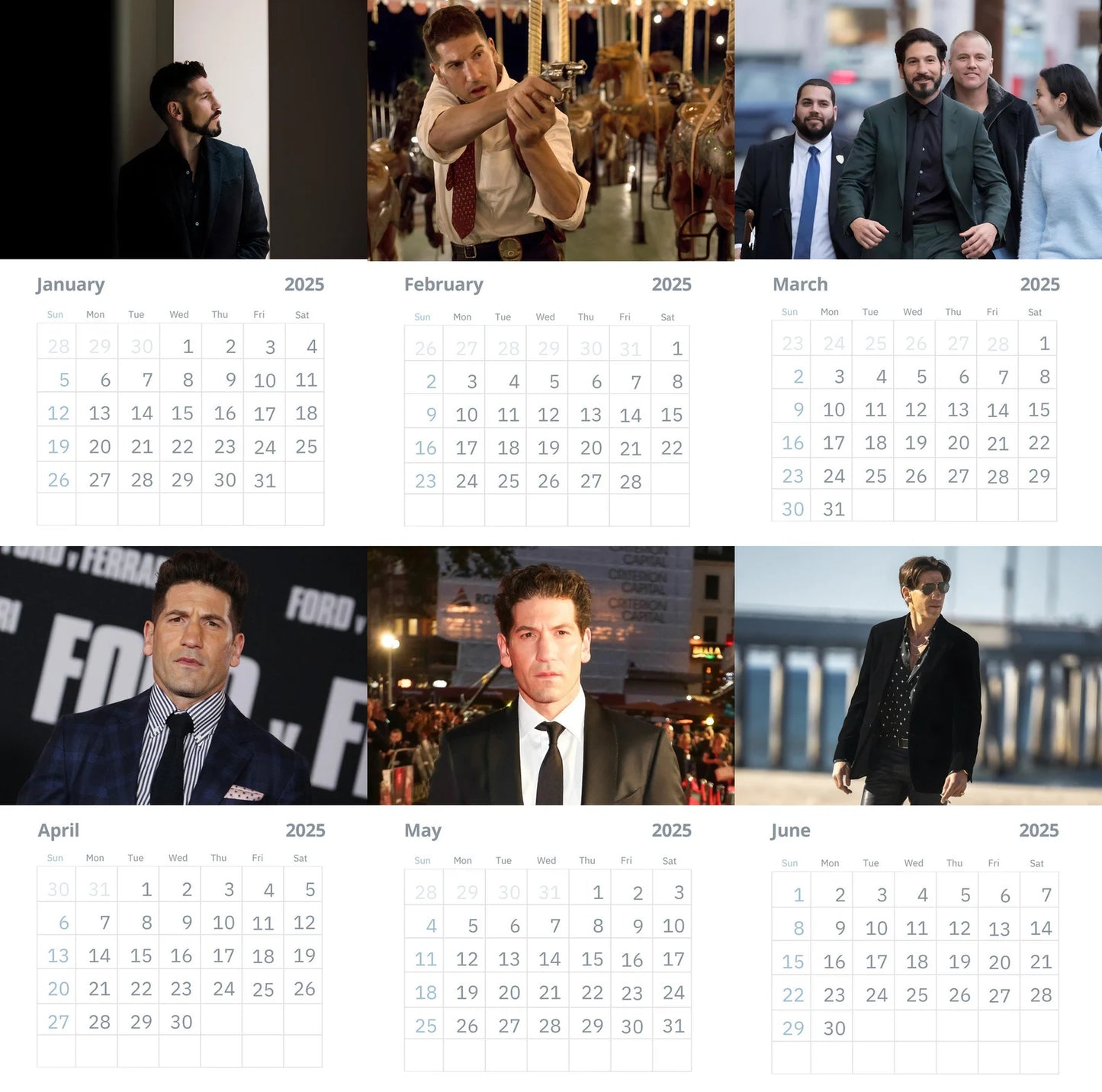 Joe Bernthal Wall calendars 2025 Vol 1 (Large Size)