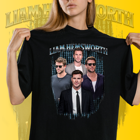 Liam Hemsworth Art T-Shirt  - Fan T-Shirt Premium Collection