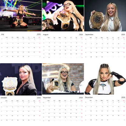 Liv Morgan 2026 Wall Calendar – WWE Superstar