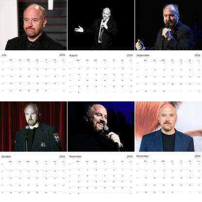 Louis C.K. 2026 Wall Calendar (Large Calendar) – Celebrity Fan Gift, Premium Wall Art