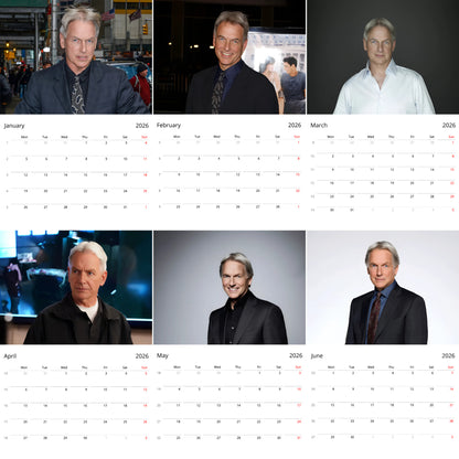 Mark Harmon 2026 Wall Calendar – Premium TV Legend Calendar for NCIS Fans
