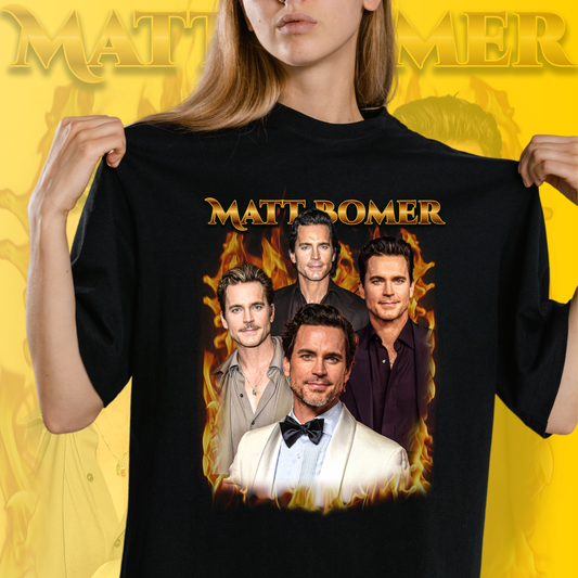 Matt Bomer Art T-Shirt  - Fan T-Shirt Premium Collection
