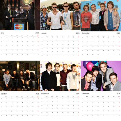 McFly 2026 Wall Calendar (Large Calendar) – Band Fan Gift, Premium Wall Art