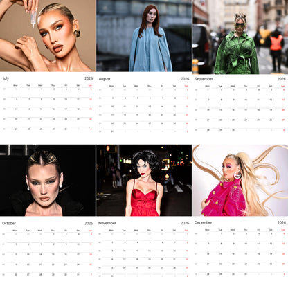 Meredith Duxbury 2026 Wall Calendar – Beauty & Glam