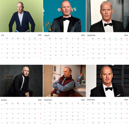 Michael Keaton 2026 Wall Calendar (Large Calendar) – Hollywood Legend