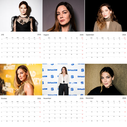 Michelle Monaghan 2026 Wall Calendar ( Large Calendar ) – Hollywood Star Collectors Edition