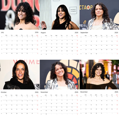 Michelle Rodriguez 2026 Wall Calendar ( Large Calendar ) – Fast & Furious Star Collectors Edition