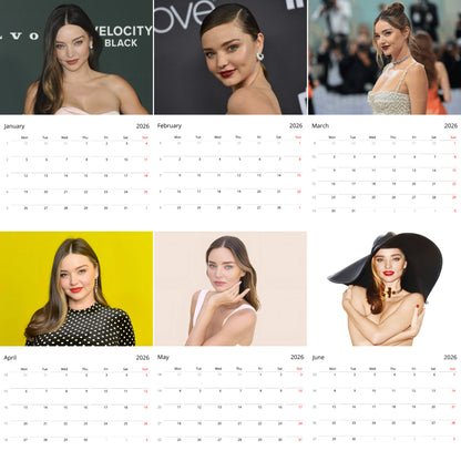 Miranda Kerr 2026 Wall Calendar ( Large Calendar ) – Supermodel & Fashion Icon Collectors Calendar