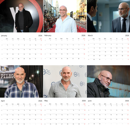 Mitch Pileggi 2026 Wall Calendar ( Large Calendar ) – Classic TV & Movie Star Collectors Calendar
