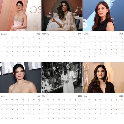 Monica Barbaro 2026 Wall Calendar ( Large Calendar ) – Elegant Celebrity Calendar for Fans