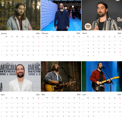 Noah Kahan 2026 Wall Calendar ( Large Calendar ) – Premium Music Artist Calendar for Fans
