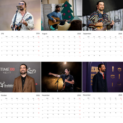 Noah Kahan 2026 Wall Calendar ( Large Calendar ) – Premium Music Artist Calendar for Fans
