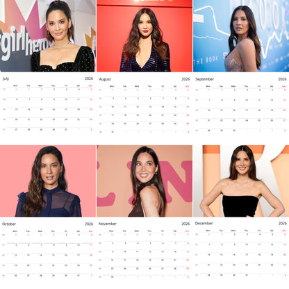 Olivia Munn 2026 Wall Calendar ( Large Calendar ) – Premium Celebrity Art Calendar for Fans