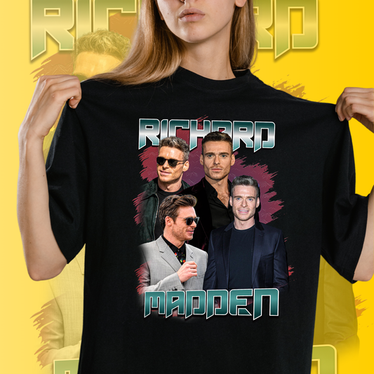 Richard Madden Art T-Shirt  - Fan T-Shirt Premium Collection