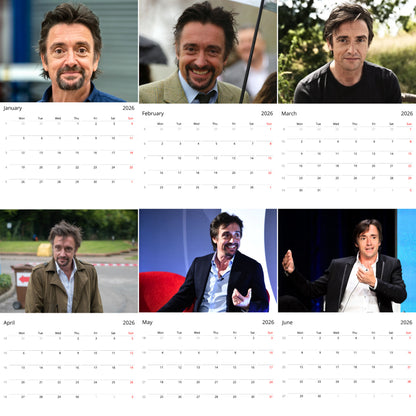 Richard Hammond 2026 Wall Calendar ( Large Calendar ) – TV Star Calendar for Fans