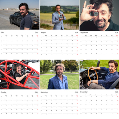 Richard Hammond 2026 Wall Calendar ( Large Calendar ) – TV Star Calendar for Fans
