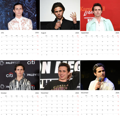 Tanner Buchanan 2026 Wall Calendar – Premium Actor Calendar for Fans, Hollywood Star Gift