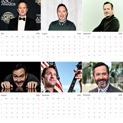 Thomas Lennon 2026 Wall Calendar ( Large Calendar ) – Exclusive Celebrity Poster Calendar for Fans