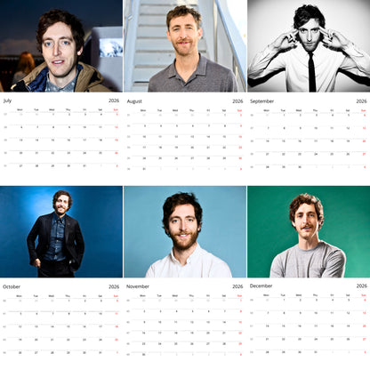 Thomas Middleditch 2026 Wall Calendar ( Large Calendar ) – Exclusive Celebrity Poster Calendar for Fans