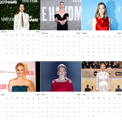 Yvonne Strahovski 2026 Wall Calendar ( Large Calendar ) – Exclusive Celebrity Poster Calendar for Fans