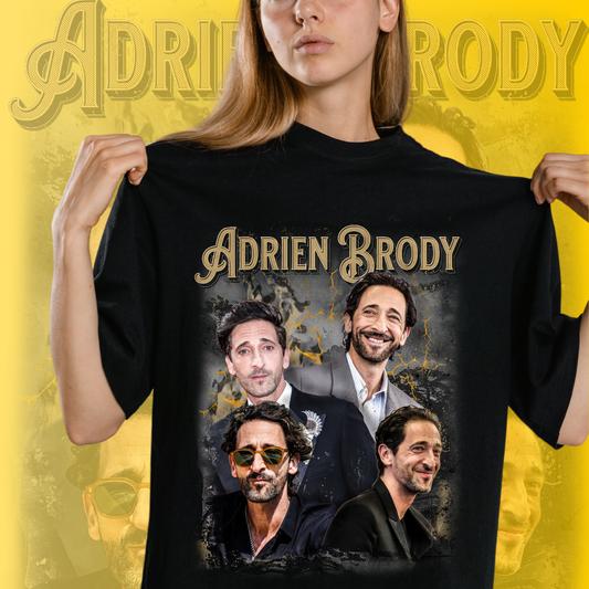 Adrien Brody Art T-Shirt Unisex Soft-Style T-Shirt  - Fan T-Shirt Premium Collection