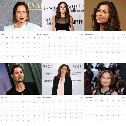 Minnie Driver 2026 Wall Calendar ( Large Calendar ) – Actress & Singer Collectors Edition